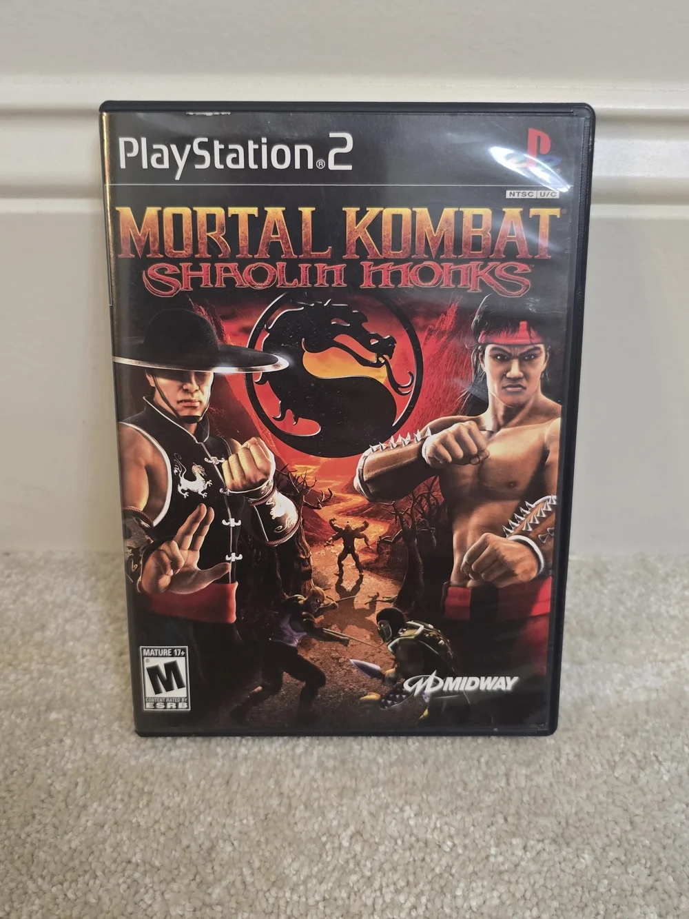Sony Mortal Kombat: Shaolin Monks - Black/Red Game Case